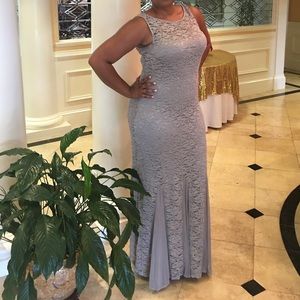 Formal stretch lace dress